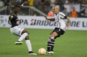 Durante o jogo realizado esta noite na Arena Corinthians entre Corinthians/Brasil x Once Caldas/Colmbia, jogo de ida vlido pela Pr Libertadores 2015