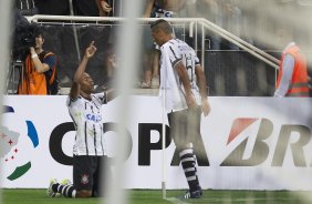 Durante o jogo realizado esta noite na Arena Corinthians entre Corinthians/Brasil x Once Caldas/Colmbia, jogo de ida vlido pela Pr Libertadores 2015