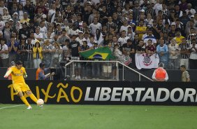 Durante o jogo realizado esta noite na Arena Corinthians entre Corinthians/Brasil x Once Caldas/Colmbia, jogo de ida vlido pela Pr Libertadores 2015