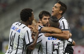 Durante o jogo realizado esta noite na Arena Corinthians entre Corinthians/Brasil x Once Caldas/Colmbia, jogo de ida vlido pela Pr Libertadores 2015