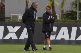 Durante o treino desta tarde no CT Joaquim Grava, zona leste da cidade. O prximo jogo da equipe domingo, dia 08/02, contra o Palmeiras, no Allianz Arena, jogo vlido pela 2 rodada do Campeonato Paulista de 2015