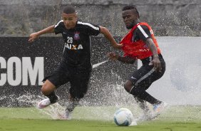 Durante o treino desta tarde no CT Joaquim Grava, zona leste da cidade. O prximo jogo da equipe domingo, dia 08/02, contra o Palmeiras, no Allianz Arena, jogo vlido pela 2 rodada do Campeonato Paulista de 2015