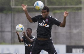 Durante o treino desta tarde no CT Joaquim Grava, zona leste da cidade. O prximo jogo da equipe domingo, dia 08/02, contra o Palmeiras, no Allianz Arena, jogo vlido pela 2 rodada do Campeonato Paulista de 2015