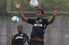 Durante o treino desta tarde no CT Joaquim Grava, zona leste da cidade. O prximo jogo da equipe domingo, dia 08/02, contra o Palmeiras, no Allianz Arena, jogo vlido pela 2 rodada do Campeonato Paulista de 2015