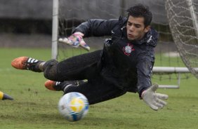 Durante o treino desta tarde no CT Joaquim Grava, zona leste da cidade. O prximo jogo da equipe domingo, dia 08/02, contra o Palmeiras, no Allianz Arena, jogo vlido pela 2 rodada do Campeonato Paulista de 2015