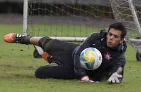 Durante o treino desta tarde no CT Joaquim Grava, zona leste da cidade. O prximo jogo da equipe domingo, dia 08/02, contra o Palmeiras, no Allianz Arena, jogo vlido pela 2 rodada do Campeonato Paulista de 2015