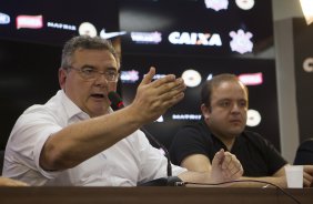 Entrevista coletiva do presidente Mario Gobbi aps o treino desta tarde no CT Joaquim Grava, zona leste da cidade. O prximo jogo da equipe domingo, dia 08/02, contra o Palmeiras, no Allianz Arena, jogo vlido pela 2 rodada do Campeonato Paulista de 2015