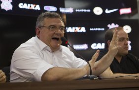 Entrevista coletiva do presidente Mario Gobbi aps o treino desta tarde no CT Joaquim Grava, zona leste da cidade. O prximo jogo da equipe domingo, dia 08/02, contra o Palmeiras, no Allianz Arena, jogo vlido pela 2 rodada do Campeonato Paulista de 2015