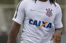 Durante o treino desta tarde no CT Joaquim Grava, zona leste da cidade. O próximo jogo do time será sábado dia 14/02 contra o Botafogo/RP, na Arena Corinthians, válido pela 4ª rodada do Campeonato Paulista de 2015
