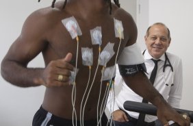 O atacante Wagner Love faz exames cardiologicos esta tarde na clinica Santanacor. O prximo do time ser sbado dia 14/02 contra o Botafogo/RP, na Arena Corinthians, vlido pela 4 rodada do Campeonato Paulista de 2015