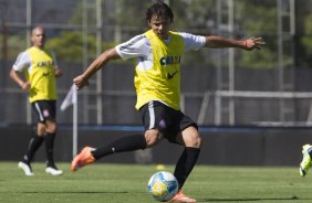 Durante o treino desta manh no CT Joaquim Grava, localizado no Parque Ecolgico do Tiete, zona leste da cidade. O prximo jogo ser sbado dia 14/02 contra o Botafogo/RP, na Arena Corinthians, vlido pela 4 rodada do Campeonato Paulista de 2015