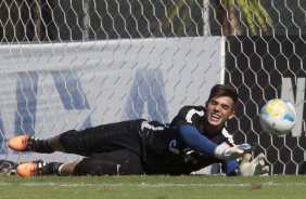 Durante o treino desta manh no CT Joaquim Grava, localizado no Parque Ecolgico do Tiete, zona leste da cidade. O prximo jogo ser sbado dia 14/02 contra o Botafogo/RP, na Arena Corinthians, vlido pela 4 rodada do Campeonato Paulista de 2015