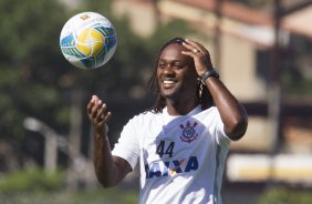 Durante o treino desta manh no CT Joaquim Grava, localizado no Parque Ecolgico do Tiete, zona leste da cidade. O prximo jogo ser sbado dia 14/02 contra o Botafogo/RP, na Arena Corinthians, vlido pela 4 rodada do Campeonato Paulista de 2015