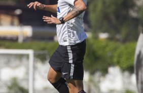 Durante o treino desta manh no CT Joaquim Grava, localizado no Parque Ecolgico do Tiete, zona leste da cidade. O prximo jogo ser sbado dia 14/02 contra o Botafogo/RP, na Arena Corinthians, vlido pela 4 rodada do Campeonato Paulista de 2015