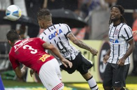 Durante o jogo realizado esta tarde na Arena Corinthians entre Corinthians x Botafogo/RP, jogo vlido pela 5 rodada do Campeonato Paulista de 2015