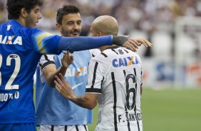 Durante o jogo realizado esta tarde na Arena Corinthians entre Corinthians x Botafogo/RP, jogo vlido pela 5 rodada do Campeonato Paulista de 2015