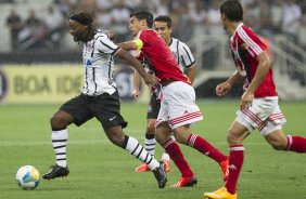 Durante o jogo realizado esta tarde na Arena Corinthians entre Corinthians x Botafogo/RP, jogo vlido pela 5 rodada do Campeonato Paulista de 2015