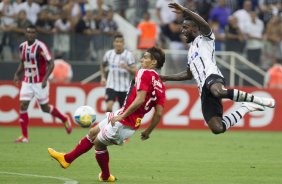 Durante o jogo realizado esta tarde na Arena Corinthians entre Corinthians x Botafogo/RP, jogo vlido pela 5 rodada do Campeonato Paulista de 2015