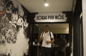 Nos vestirios antes do jogo realizado esta tarde na Arena Corinthians entre Corinthians x Botafogo/RP, jogo vlido pela 5 rodada do Campeonato Paulista de 2015