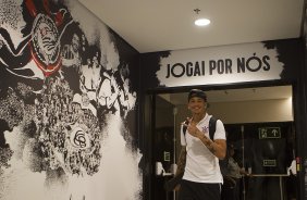 Nos vestirios antes do jogo realizado esta tarde na Arena Corinthians entre Corinthians x Botafogo/RP, jogo vlido pela 5 rodada do Campeonato Paulista de 2015