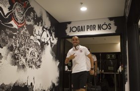 Nos vestirios antes do jogo realizado esta tarde na Arena Corinthians entre Corinthians x Botafogo/RP, jogo vlido pela 5 rodada do Campeonato Paulista de 2015