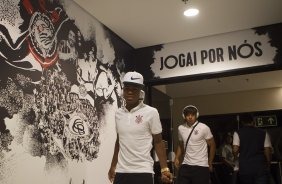 Nos vestirios antes do jogo realizado esta tarde na Arena Corinthians entre Corinthians x Botafogo/RP, jogo vlido pela 5 rodada do Campeonato Paulista de 2015