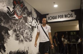 Nos vestirios antes do jogo realizado esta tarde na Arena Corinthians entre Corinthians x Botafogo/RP, jogo vlido pela 5 rodada do Campeonato Paulista de 2015