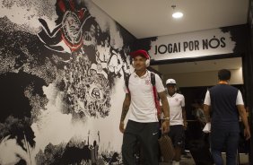 Nos vestirios antes do jogo realizado esta tarde na Arena Corinthians entre Corinthians x Botafogo/RP, jogo vlido pela 5 rodada do Campeonato Paulista de 2015