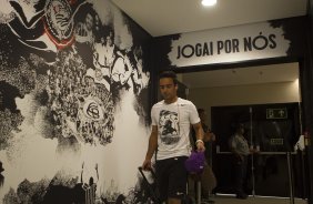 Nos vestirios antes do jogo realizado esta tarde na Arena Corinthians entre Corinthians x Botafogo/RP, jogo vlido pela 5 rodada do Campeonato Paulista de 2015