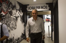 Nos vestirios antes do jogo realizado esta tarde na Arena Corinthians entre Corinthians x Botafogo/RP, jogo vlido pela 5 rodada do Campeonato Paulista de 2015