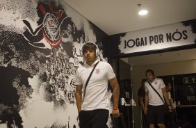 Nos vestirios antes do jogo realizado esta tarde na Arena Corinthians entre Corinthians x Botafogo/RP, jogo vlido pela 5 rodada do Campeonato Paulista de 2015