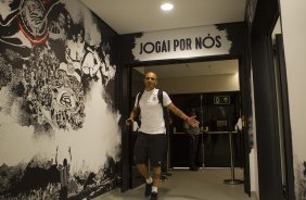 Nos vestirios antes do jogo realizado esta tarde na Arena Corinthians entre Corinthians x Botafogo/RP, jogo vlido pela 5 rodada do Campeonato Paulista de 2015