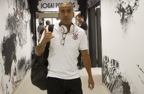 Nos vestiários antes do jogo realizado esta noite na Arena Corinthians entre Corinthians x São Paulo, jogo válido pelo primeiro turno da fase classificatoria da Copa Libertadores da América 2015