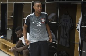 Nos vestirios antes do jogo realizado esta noite na Arena Corinthians entre Corinthians x So Paulo, jogo vlido pelo primeiro turno da fase classificatoria da Copa Libertadores da Amrica 2015