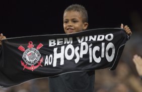 Durante o jogo realizado esta noite na Arena Corinthians entre Corinthians x So Paulo, jogo vlido pelo primeiro turno da fase classificatoria da Copa Libertadores da Amrica 2015