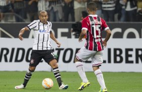 Durante o jogo realizado esta noite na Arena Corinthians entre Corinthians x So Paulo, jogo vlido pelo primeiro turno da fase classificatoria da Copa Libertadores da Amrica 2015