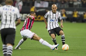 Durante o jogo realizado esta noite na Arena Corinthians entre Corinthians x São Paulo, jogo válido pelo primeiro turno da fase classificatoria da Copa Libertadores da América 2015