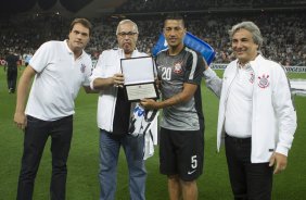 Durante o jogo realizado esta noite na Arena Corinthians entre Corinthians x São Paulo, jogo válido pelo primeiro turno da fase classificatoria da Copa Libertadores da América 2015