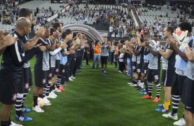 Durante o jogo realizado esta noite na Arena Corinthians entre Corinthians x So Paulo, jogo vlido pelo primeiro turno da fase classificatoria da Copa Libertadores da Amrica 2015