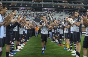 Durante o jogo realizado esta noite na Arena Corinthians entre Corinthians x So Paulo, jogo vlido pelo primeiro turno da fase classificatoria da Copa Libertadores da Amrica 2015