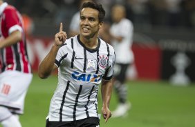 Durante o jogo realizado esta noite na Arena Corinthians entre Corinthians x So Paulo, jogo vlido pelo primeiro turno da fase classificatoria da Copa Libertadores da Amrica 2015