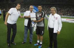 Durante o jogo realizado esta noite na Arena Corinthians entre Corinthians x So Paulo, jogo vlido pelo primeiro turno da fase classificatoria da Copa Libertadores da Amrica 2015