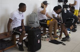 Nos vestirios antes do jogo realizado esta tarde no estdio Novelli Jr. entre Ituano x Corinthians, vlido pela 6 rodada do Campeonato Paulista de 2015