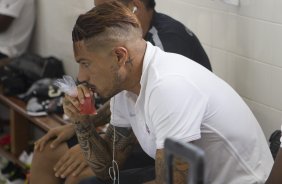 Nos vestirios antes do jogo realizado esta tarde no estdio Novelli Jr. entre Ituano x Corinthians, vlido pela 6 rodada do Campeonato Paulista de 2015