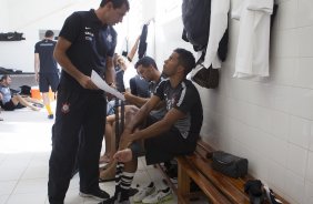 Nos vestirios antes do jogo realizado esta tarde no estdio Novelli Jr. entre Ituano x Corinthians, vlido pela 6 rodada do Campeonato Paulista de 2015