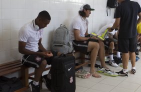 Nos vestirios antes do jogo realizado esta tarde no estdio Novelli Jr. entre Ituano x Corinthians, vlido pela 6 rodada do Campeonato Paulista de 2015