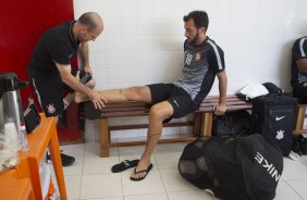 Nos vestirios antes do jogo realizado esta tarde no estdio Novelli Jr. entre Ituano x Corinthians, vlido pela 6 rodada do Campeonato Paulista de 2015