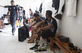 Nos vestirios antes do jogo realizado esta tarde no estdio Novelli Jr. entre Ituano x Corinthians, vlido pela 6 rodada do Campeonato Paulista de 2015