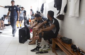 Nos vestirios antes do jogo realizado esta tarde no estdio Novelli Jr. entre Ituano x Corinthians, vlido pela 6 rodada do Campeonato Paulista de 2015