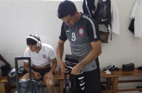 Nos vestirios antes do jogo realizado esta tarde no estdio Novelli Jr. entre Ituano x Corinthians, vlido pela 6 rodada do Campeonato Paulista de 2015